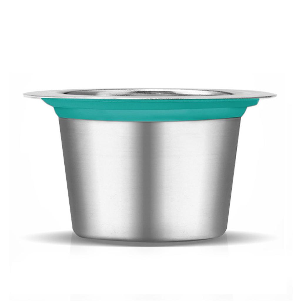 Stainless Steel Refillable Coffee Capsule Espresso Coffee Maker Cup Coffee Pod Filter with Tamper and Spoon Enduring