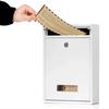 Iron Tinplate Letter Boxes Safe Locking Metal Email Suggestion Box Large Mail Drop Box  Garden