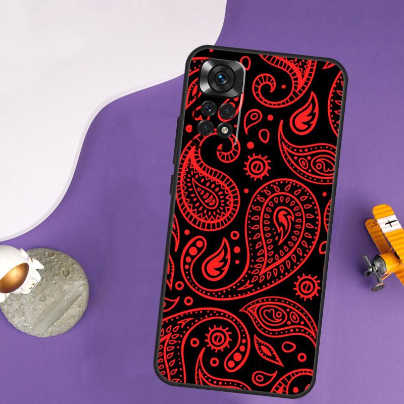Bandana Paisley Pattern Art Case For Xiaomi Redmi Note 13 Pro 14 12 9 10 11 Pro 10S 11S 12S Redmi 10C 13C 14C 12C Cover