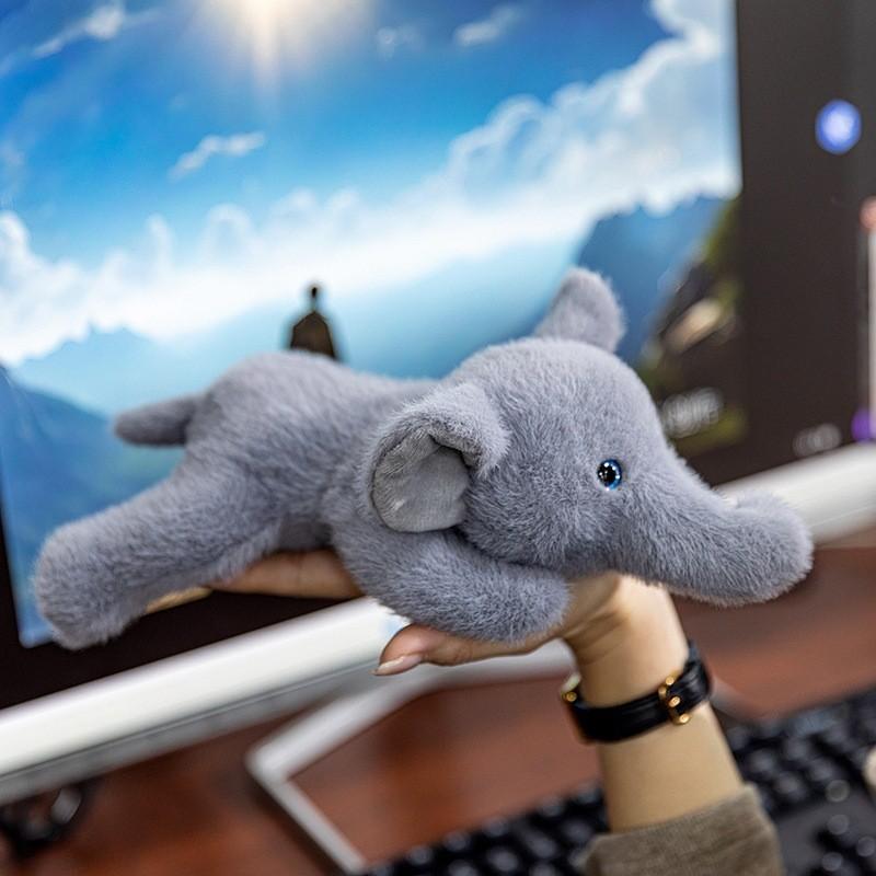 Cartoon Elephant Plush Toy Soft Short Pile For Kids And Collectors