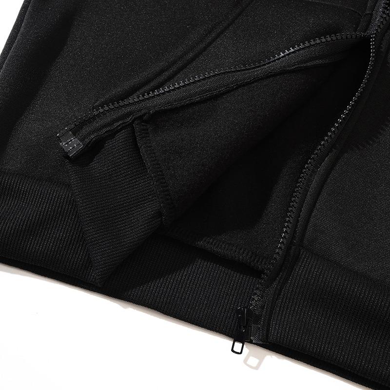 Spider Web Print Y2K Zipper Sweatshirt Streetwear Vintage Autumn Unisex Zip-up Hoodie Harajuku Fashion Spider Graphic Zip Hoody