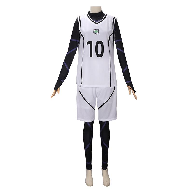 Blue Lock Anime Cosplay Jersey: Kiyoshi Ichi, Meguru Bachira, Hyoma Chigiri, Rensuke Kunigami