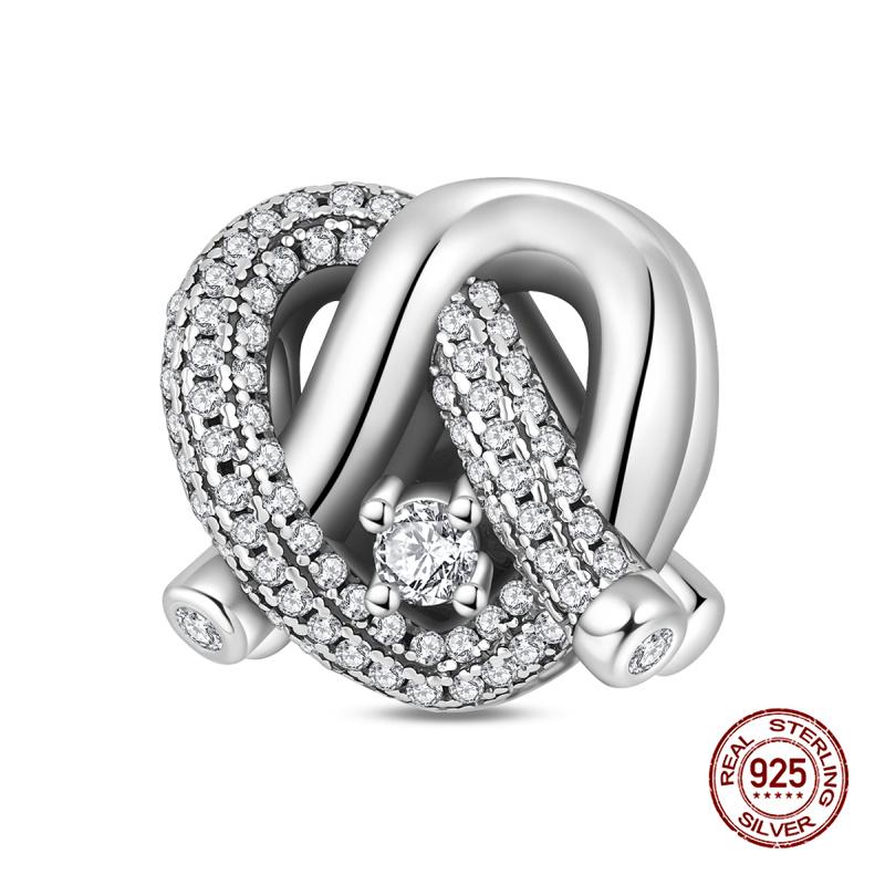 Charms Copper Romantic Ice And Snow Glass Beads Charms Fits 3Mm Original Bracelet Necklace Womens Diy Fine Jewelry Gift New