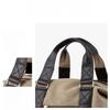 Men's Canvas Tote Travel Bag Large Capacity Luggage Shoulder Crossbody Bag Korean Sport Gym Fitness Duffels Short Trip Bags