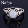 Nasiya Luxus Vintage Mondstein Ringe Kupferfarbener Schmuck Edelsteinringe Für Frauen Jubiläum   Dropshipping