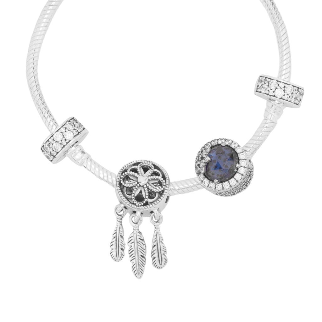 Pandora 925 Sterling Silver Bracelets Set Women's Silver ZT0356