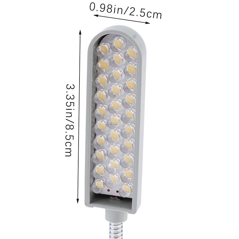 1Pc 30 Led Sewing Machine Lamp Multifunctional Flexible Work Lamp Industrial Lights For Lathes Drill Presses Workbenches
