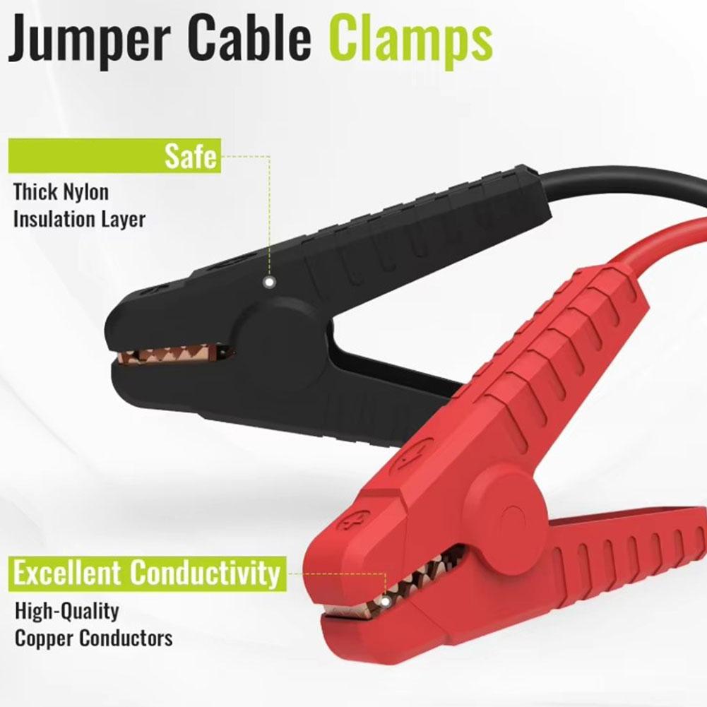 Jumper Cables Adapter Compatible With Ryobi 18V Battery, Battery Jump Starter Jumper Cables Alligator Clips Cables Power