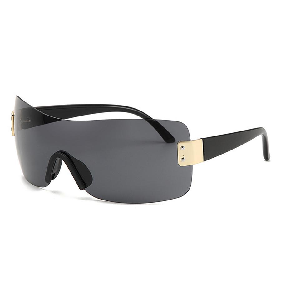 

Модные солнцезащитные очки для велоспорта, спортивные очки, неполяризованный модный аксессуар чёрный