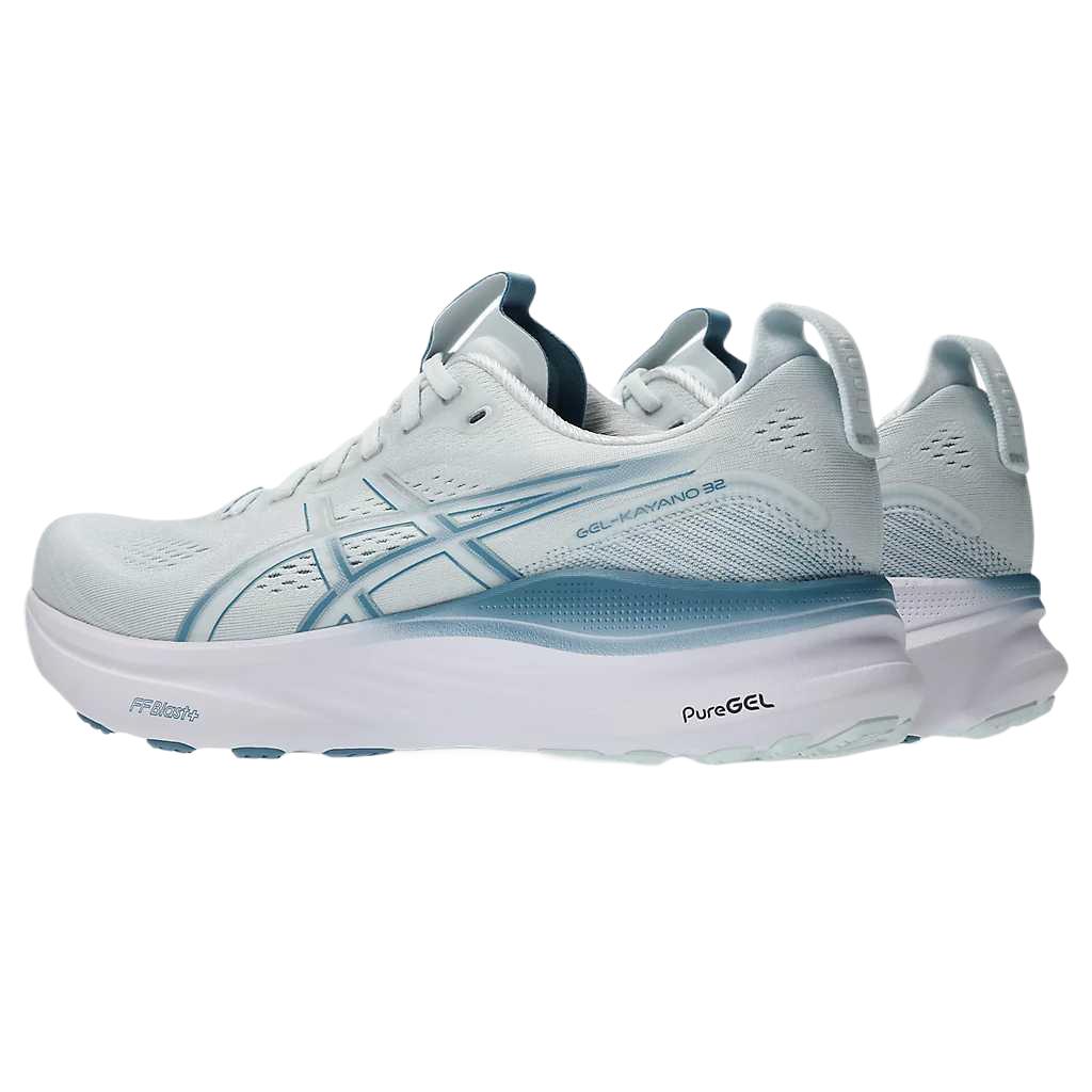 Asics Gel-Kayano 32 Bequem Runde Zehenpartie Dämpfung Atmungsaktiv Stützend Niedrig geschnitten Laufschuhe Herren Sneaker 1011C052-403