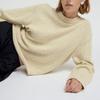Crew Neck Pullover Loose Sweater Autumn and Winter New Solid Color Versatile Knitted Sweater Top Women's Clothing