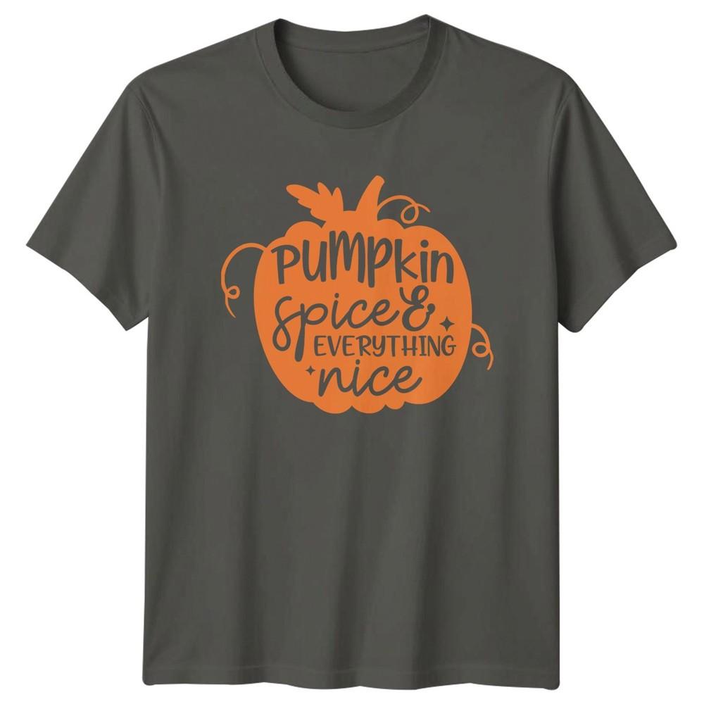 Pumpkin Spice Everything Nice Unisexs TShirt Autumn Fall Seasonal S