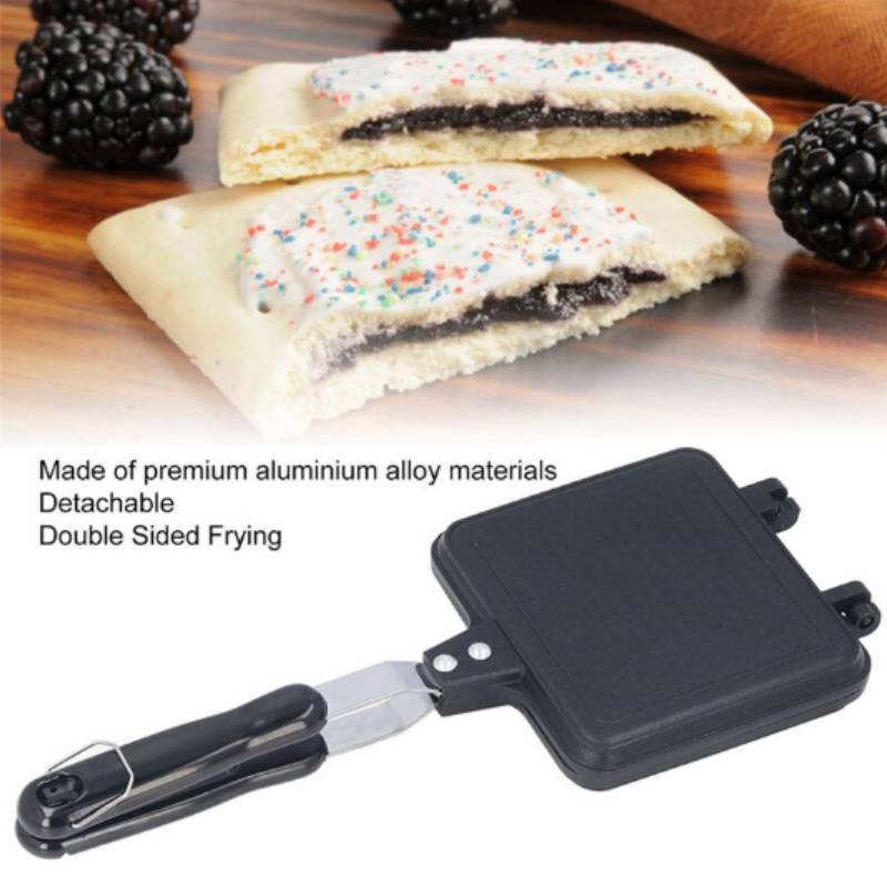 Sandwich Maker Pan With Nonstick Aluminum Griddle For Breakfast And Snack Preparation