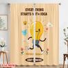 2pcs 2D flat printing Curtain Lightbulb Idea Running Cloud Fabric Without Electricity Holiday Decorations for Holiday Portraits