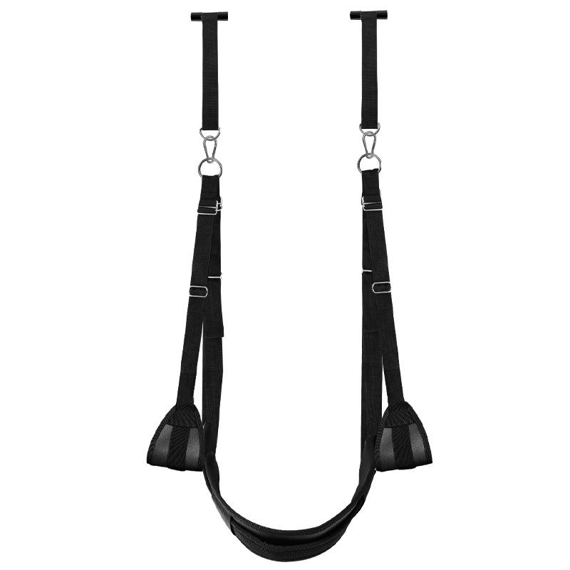 Bondage Door Restraint Strap and Handcuffs Set