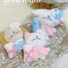 Cat Plush Sleeping Keychain With Pillow Hugging Design For Gift Decoration And
