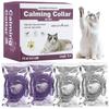 4Pcs Cat Calming Collar Calming Pheromone Collar Adjustable Comfort Cat Calm Collar Helps with Aggression for All Types of Cats