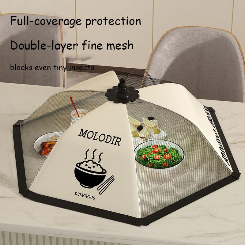 Dining Table Food Cover, Folding Dust-Proof Food Cover, Household Dust Shield For Leftovers And Fly Prevention