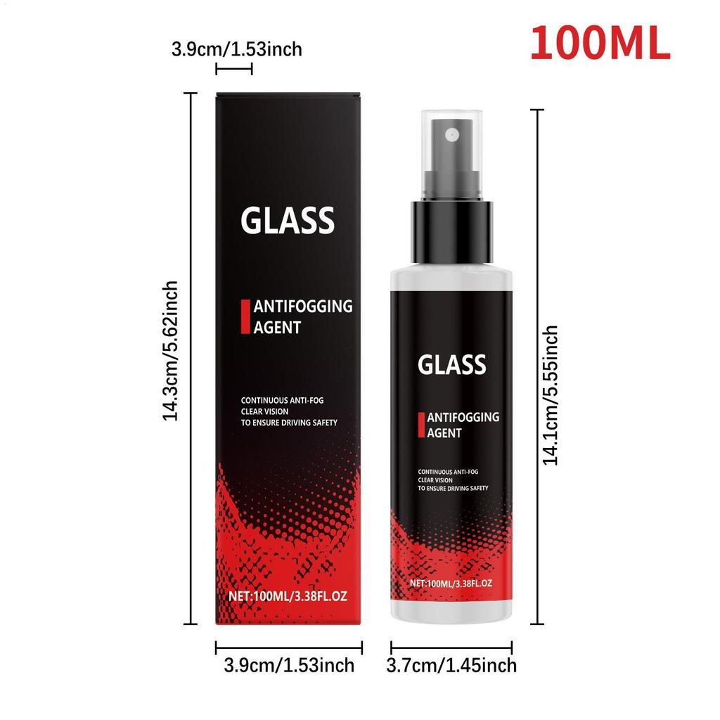 Car Glass Anti Fog Spray Automotive Instant Defogging Windshield Car Glass Cleaning Spray For Clear Visibility Cleaning Coating