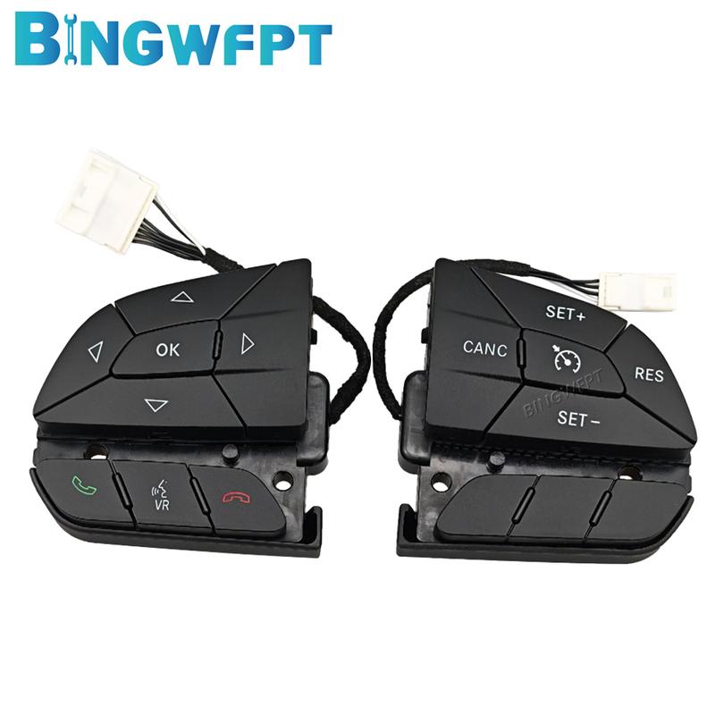 05081289AA 05081288AA 05081287AA Steering Wheel Cruise Control Switch Volume Radio Button For Jeep Cherokee Dodge 2014-2018