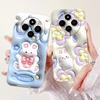 For Xiaomi Redmi 14C Case Poco C75 Cover 2024 Cute Panda Rabbit Cartoon Soft Matte Silicone Back Cover For Redmi14C PocoC75 Case