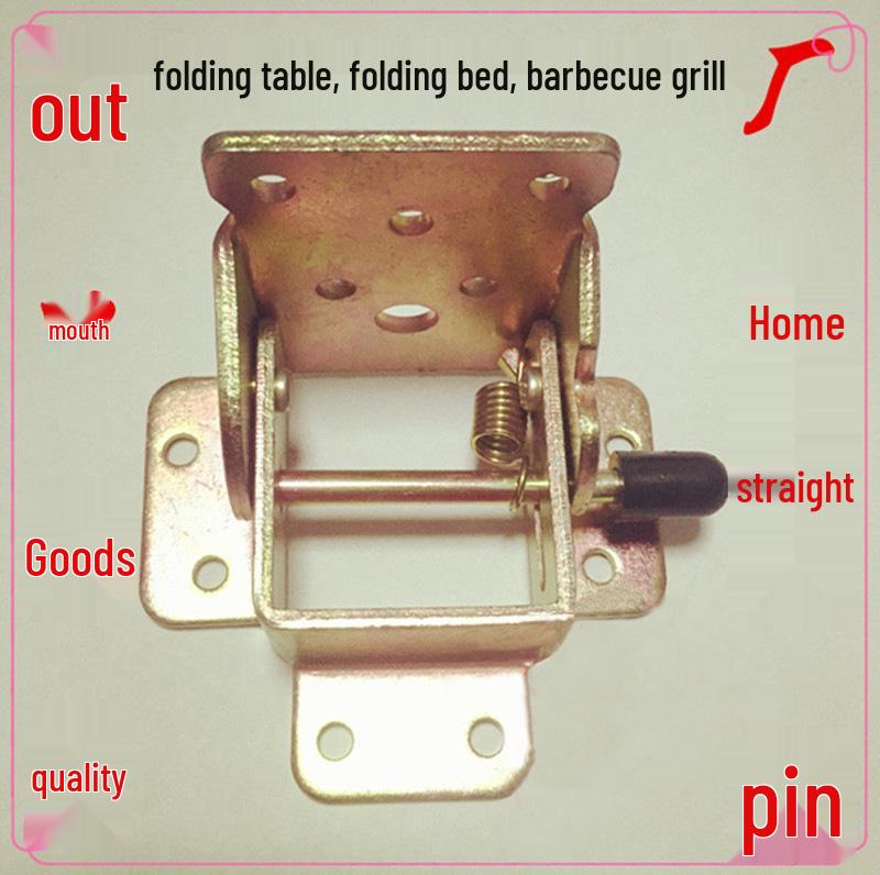90° Self-Locking Folding Hinge for RV Coffee/Bed Tables & Kang Table Legs