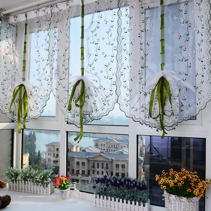 Zvedací polozatemňovací římská roleta Wisteria závěs do obývacího pokoje, ložnice a pracovny