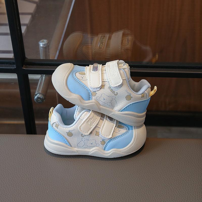 Girls' Single Shoes for Spring and Autumn, New Soft-Soled Non-Slip Toddler Shoes for Infants and Young Children0-1-3Casual shoes for 1-year-old boys