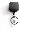 Retractable Keychain Badge Reel Holders Metal Heavy Duty With Carabiner Belt Clip And Key Ring For ID Card Name Holder