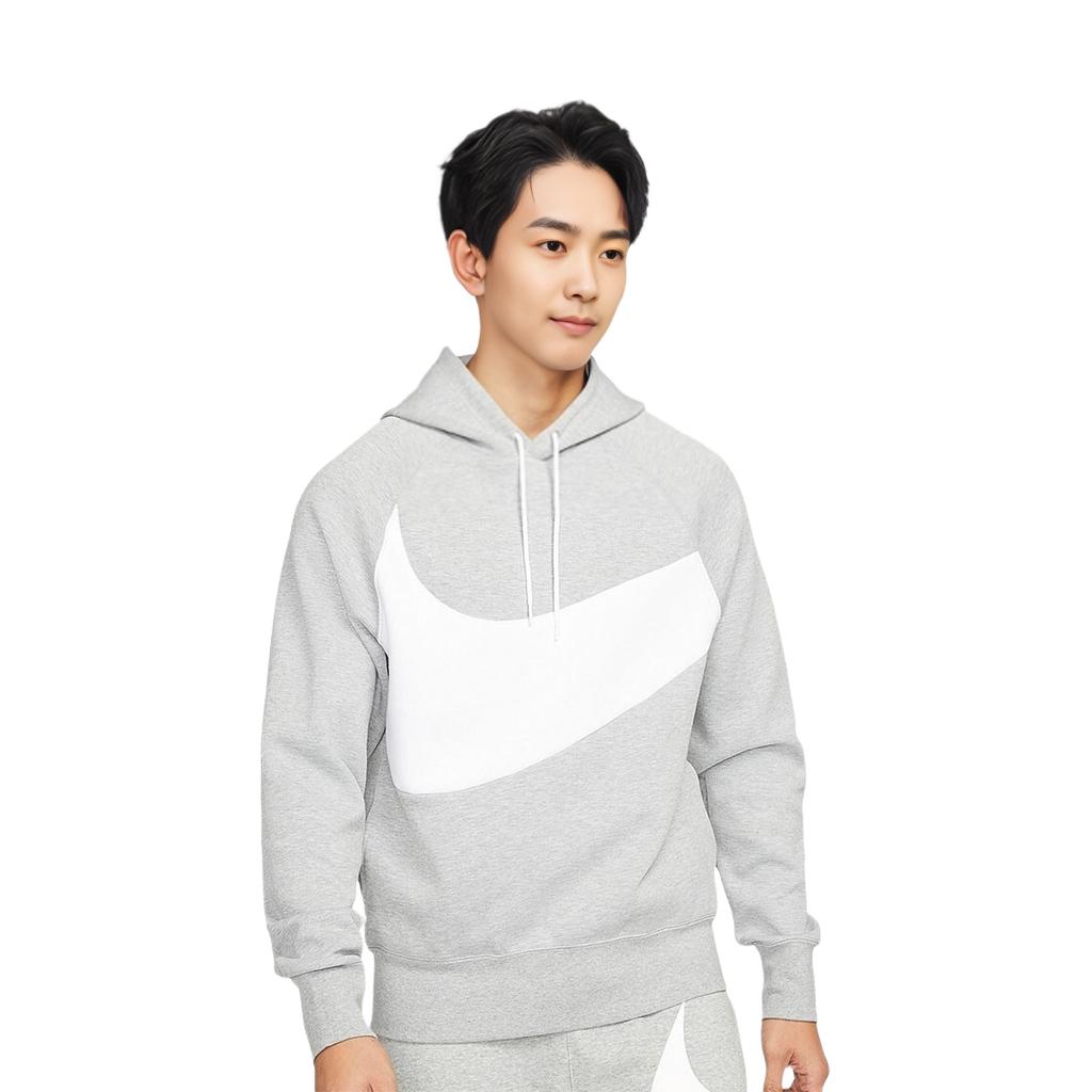 Nike Kapuzenpullover mit großem Swoosh-Print DD8223-063