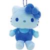 Sanrio Hello Kitty/Hello Kitty Companion Comfort Keychain Plush 10cm High Dark Blue Pendant