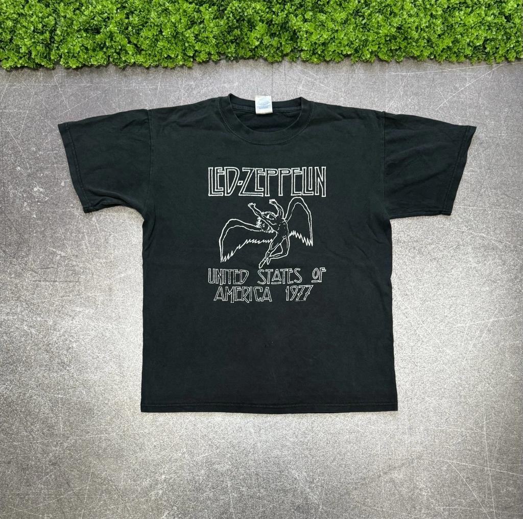 Led Zeppelin 2000 Vintage T-shirt Myth Gem Heavy Cotton
