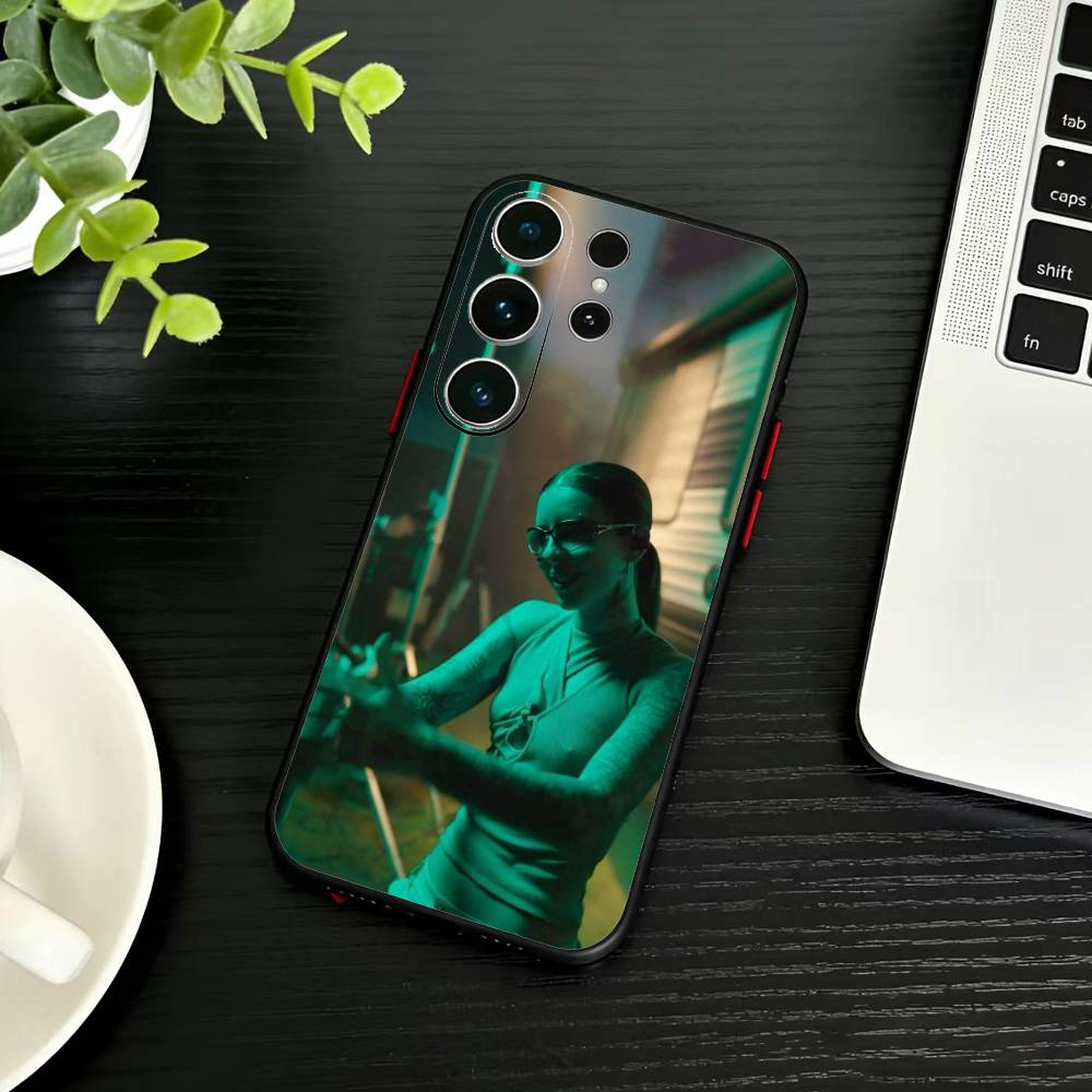 G-Singer Young Miko Phone Case For Samsung S26,S25,S24,S23,S22,S21,S20,Ultra,Plus,FE Black Soft Cover