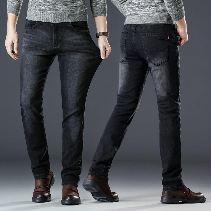 Winter velvet jeans straight tube thickened warm casual loose autumn and winter pants outer wear long pants