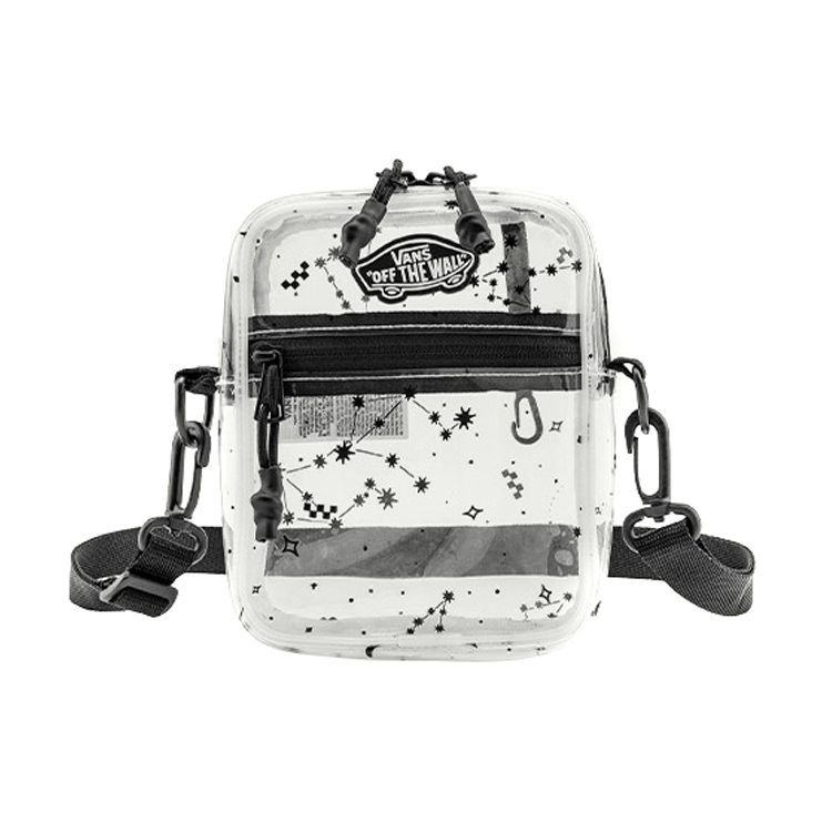 Vans Constellation Pattern Printed Zipper Shoulder Crossbody Bag Unisex bags Translucent VN0A4DRSYWH Semi-Transparent 6900₽