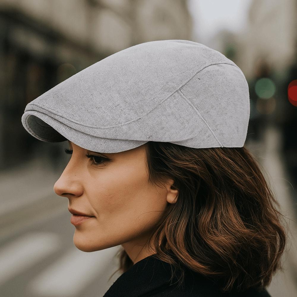 Vintage Duckbill Hats Breathable Flat Hats Classic Forward Hat  Autumn
