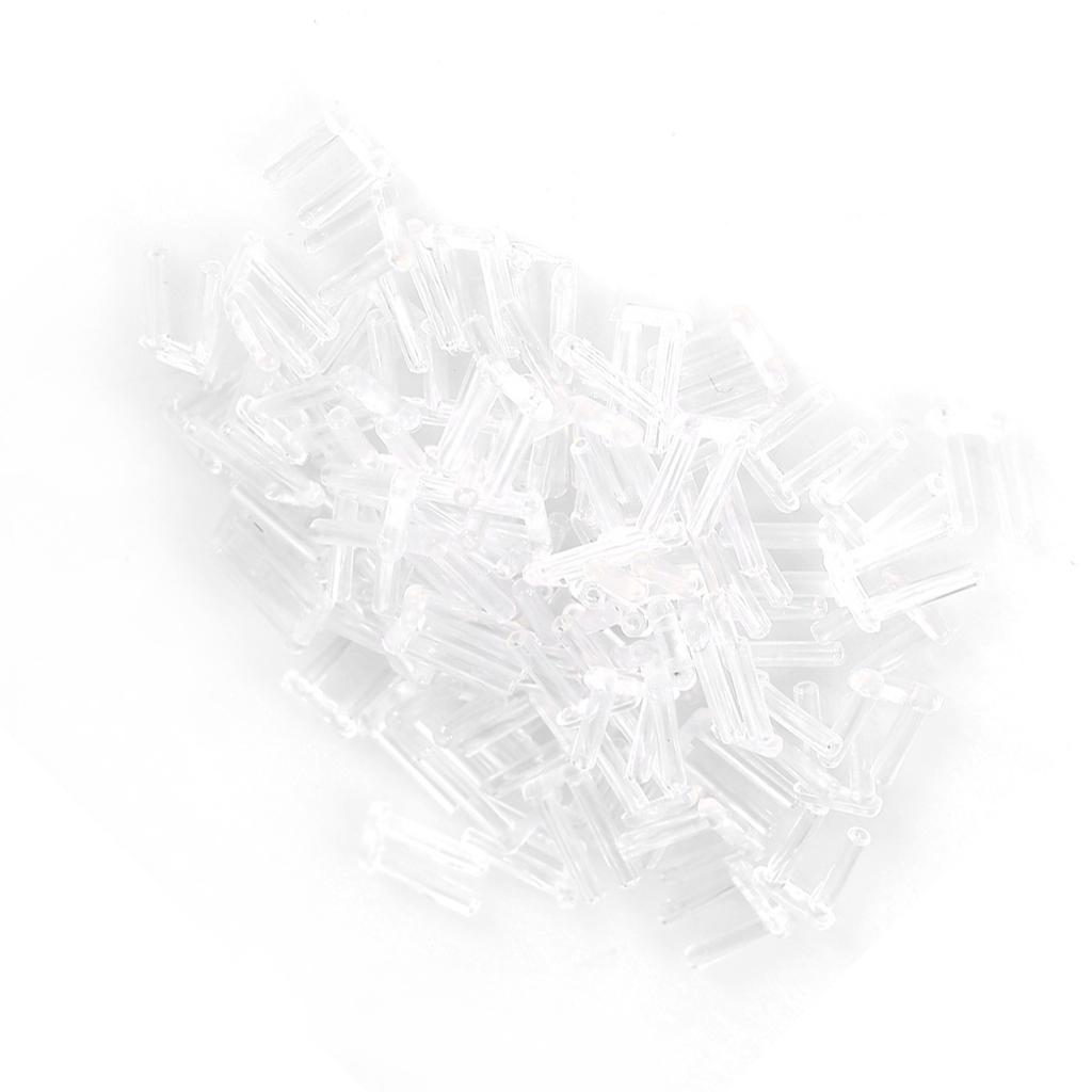 3 Types 100pcs New Plastic Compression Sleeves for Rimless Glasses Accessories Tools