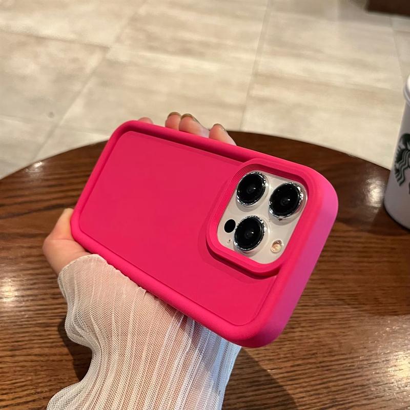 Fashion Soft Candy Liquid Silicone Phone Case For iPhone 11 12 13 14 15 Pro Max Plus XS X XR Shockproof Bumper Back Cases Cover