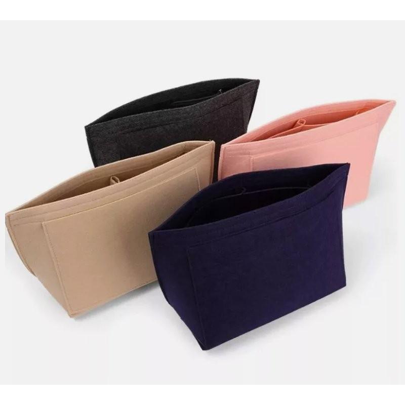 Stylish Felt Makeup Bag Multi-functional Design For Efficient Cosmetic Organization