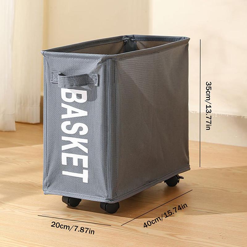 1Pcs Laundry Basket With Wheels Large Capacity Yoga Mat Storage Basket Multifunctional Waterproof Dirty Clothes Storage Bag