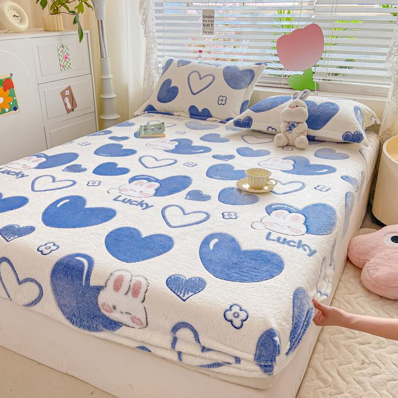 Зимняя теплая простыня для двойной кровати — фото 13