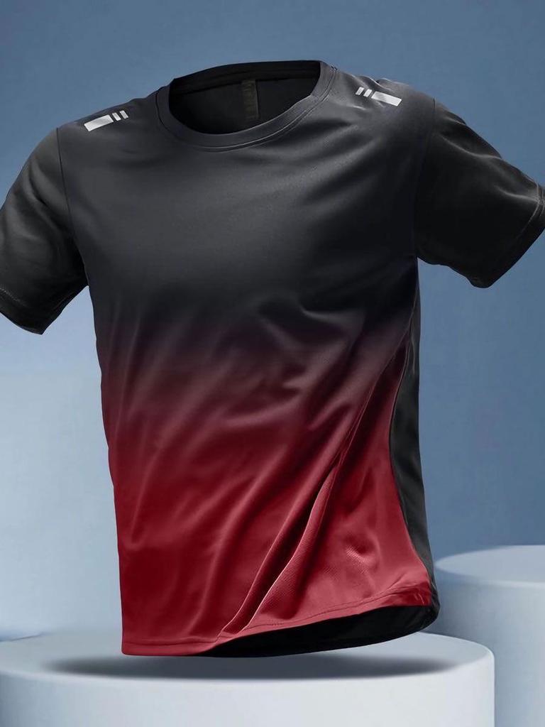 Men's Quick-Dry Long-Sleeve Sports Shirt - Breathable, Loose Fit for Fitness, Running, Badminton