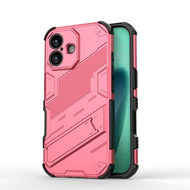Phone Holder Case For iPhone 17 Case Shockproof Anti-knock Armor Full Back Cover For iPhone 17 Case For iPhone 17 Air 17 Pro Max