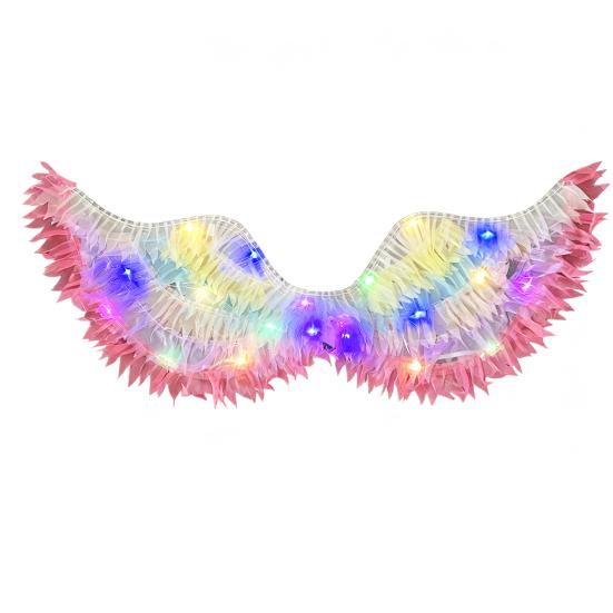 Angel Wings for Adults Kids Angel Feather Wings Costume with Elastic Straps for Halloween Christmas Cosplay Party