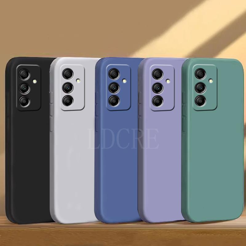 For Samsung A14 Case Cover Samsung Galaxy A14 Capas New Liquid Silicone Phone Bumper Back Soft TPU Cover Samsung A14 A 14 Fundas