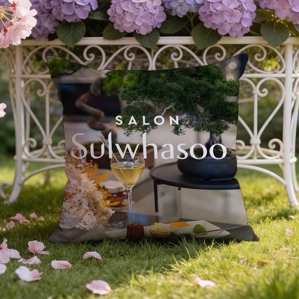 

S-Sulwhasoo Cushion Cover Home & Car Dual-Scene Pillow Cover: Reversible for Premium Comfort 30cmx30cm