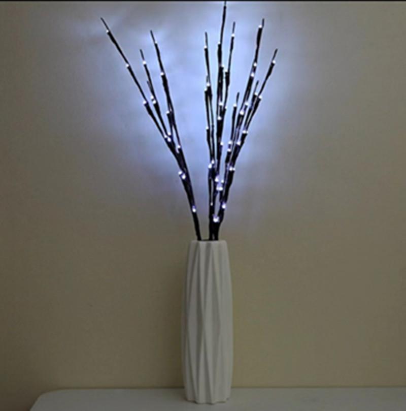 1pc Branch Lights 20 LED Fairy Lights Willow Branches Battery Operated for Home Bedroom Inside Outdoor Decoration
