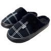 Men Home Slippers Winter Plush Male Indoor Shoes Warm Soft Non-Slip Slippers