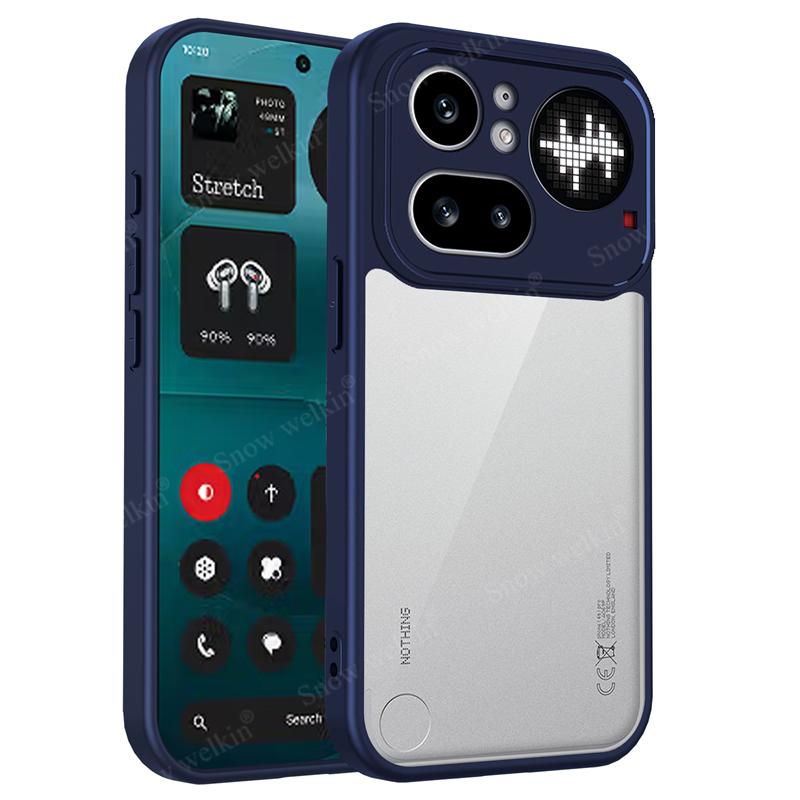 Transparent Silicone Case For Nothing Phone 4A Pro NothingPhone 4A Pro 4APro PC Back TPU Bumper Shockproof Phone Cases Cover