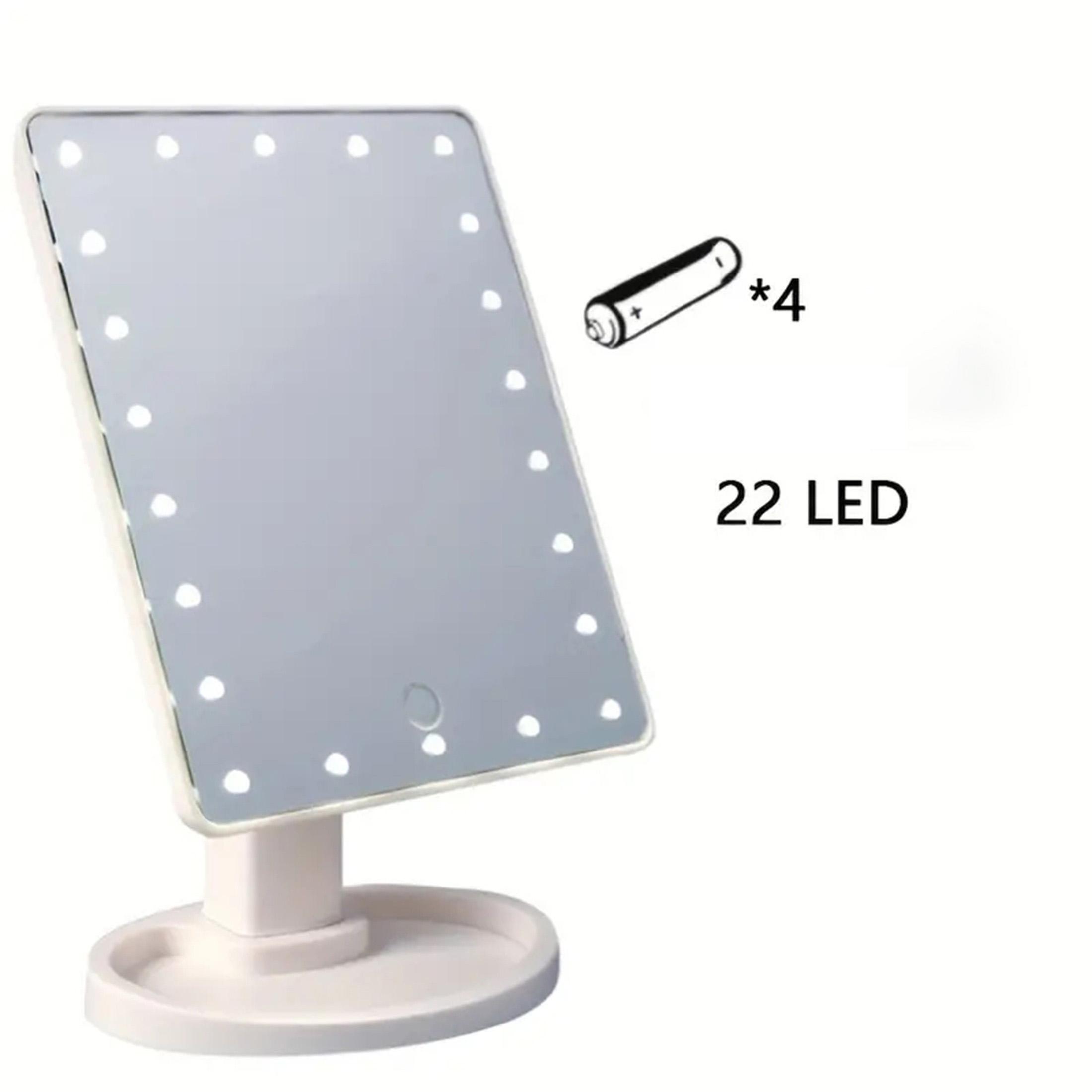 

1pc cosmetic mirror, covering mirror, folding mirror, portable covering mirror, desktop beauty mirror. білий